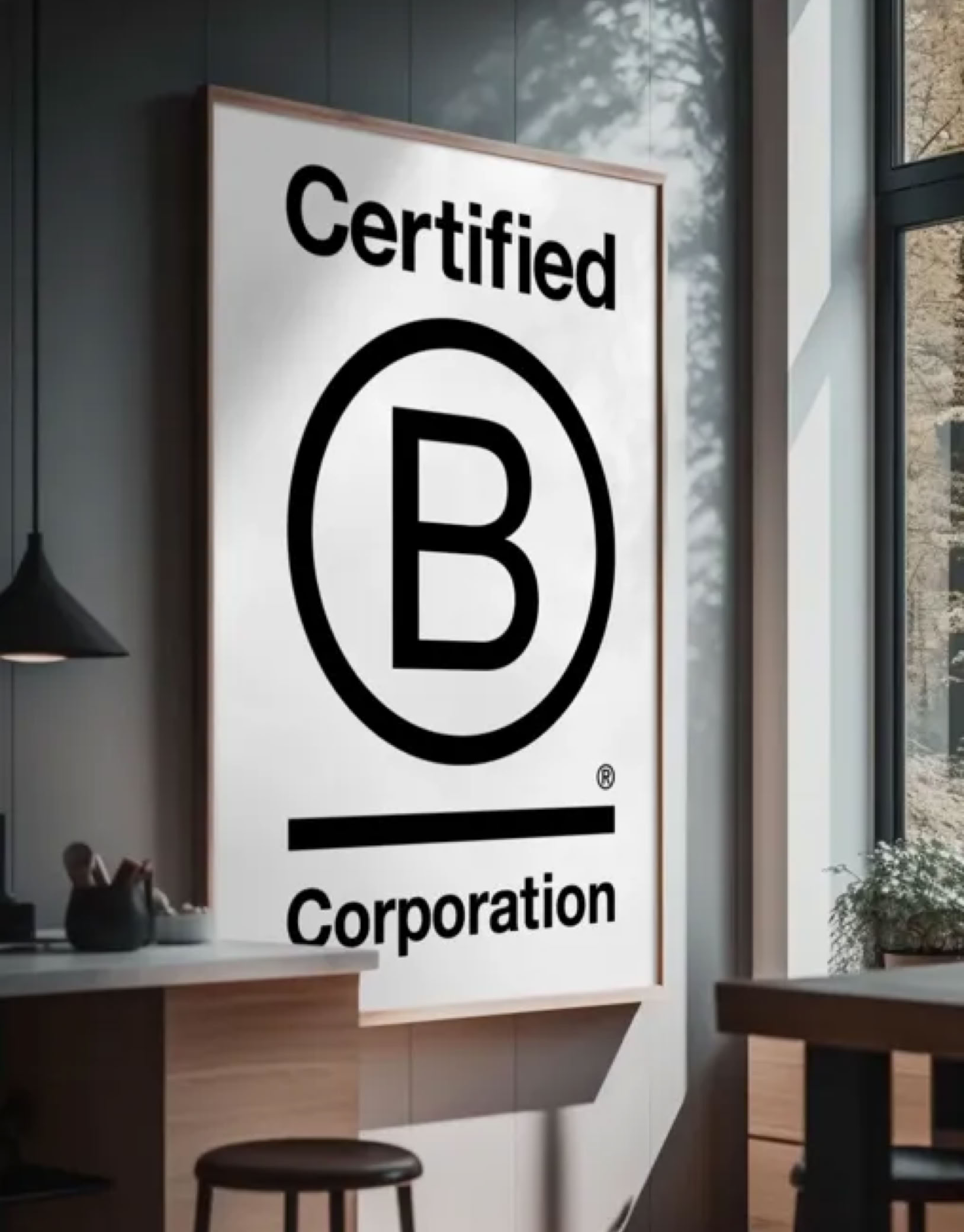 Professional woman in headset working on customer support in an office setting.